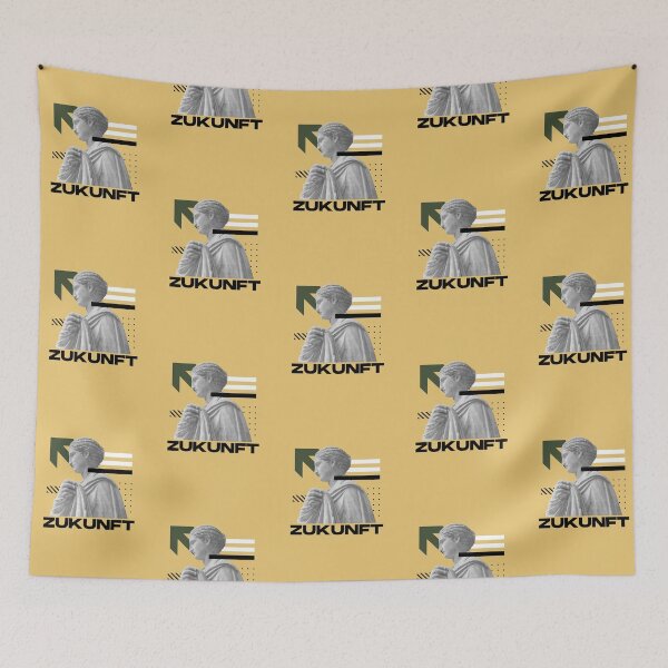 Item preview, Zukunft | Sculpture Illustration | Yellow Background designed and sold by RM-Journey.