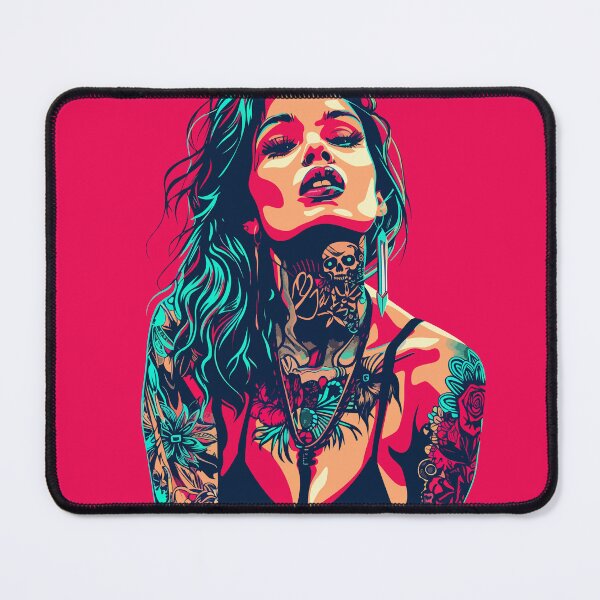 Item preview, The superb tattoo girl designed and sold by Ursule-art.