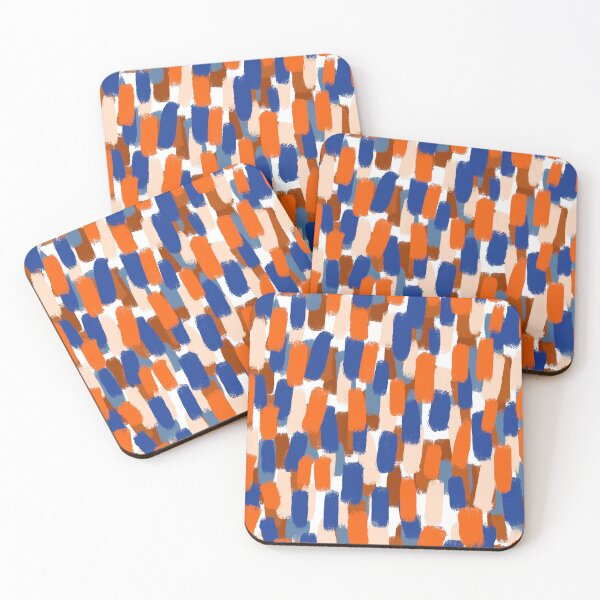 Item preview, Abstract, Blue and Orange, Brush Stroke Effect designed and sold by OneThreeSix.