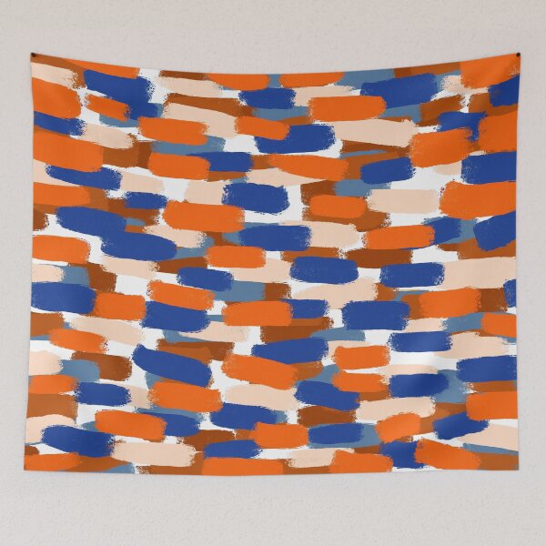 Item preview, Abstract, Blue and Orange, Brush Stroke Effect designed and sold by OneThreeSix.