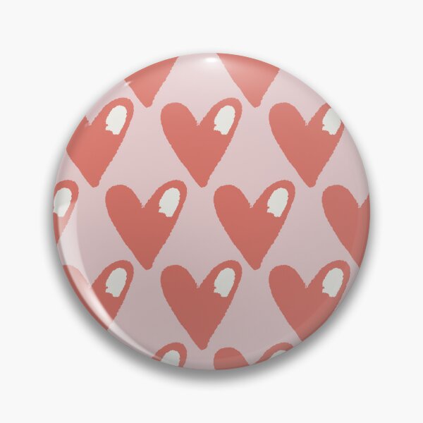 Item preview, Hand-Drawn Textured Red Heart Pattern designed and sold by yupcat.