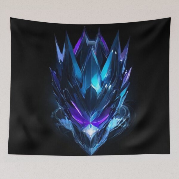 Item preview, cool abstract drawing, blue and purple designed and sold by mikaws.