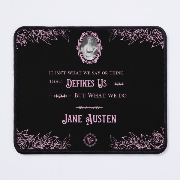 Item preview, Jane Austen (black/pink) designed and sold by ProsetoPrint.