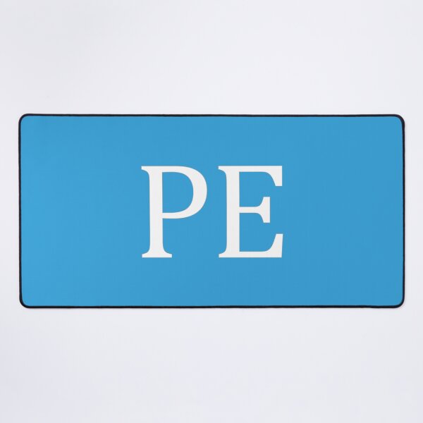 Item preview, PE Initials Monogram Elegant White Letters designed and sold by Jeallan Designs.
