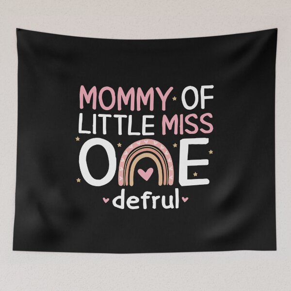 Item preview, Boho Mommy of Miss Onederful 1st Birthday Party for Mom Of Baby Girl Cute Rainbow designed and sold by alenaz.