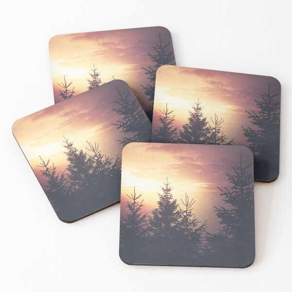 Item preview, Where The Light Shines Through // Romantasy Summer Sunset Forest With Cascadia Trees Covered In Magic Warm Sun Light designed and sold by Tordis Kayma.