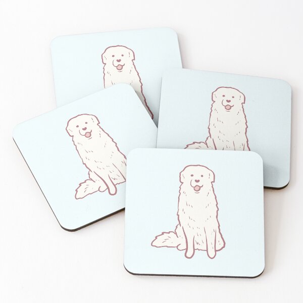 Item preview, Cute great pyrenees art designed and sold by Mayarart.