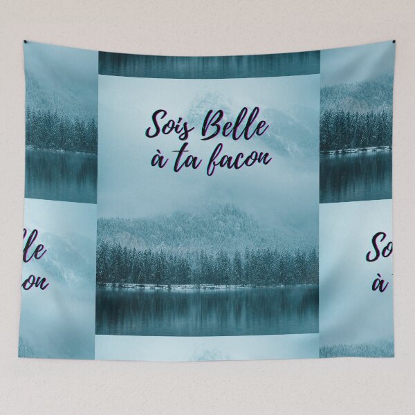 Item preview, Be beautiful in your own way - popular French quotes theme gifts  designed and sold by RebelliousRosee.