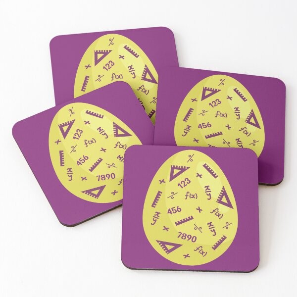 Item preview, Easter egg with math symbols pattern designed and sold by mariya-ivanova.