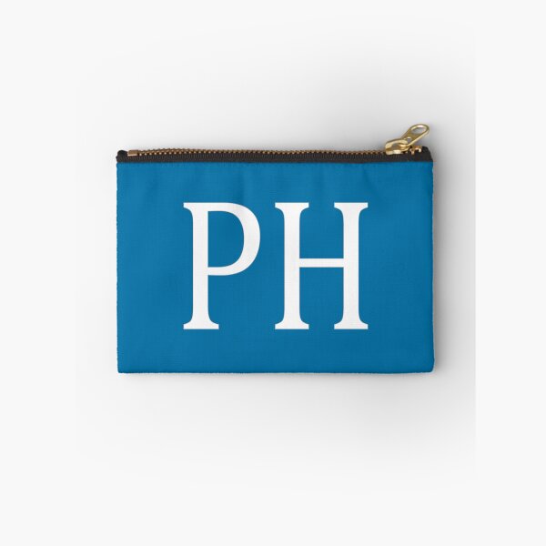 Item preview, PH Initials Monogram Elegant White Letters designed and sold by Jeallan Designs.