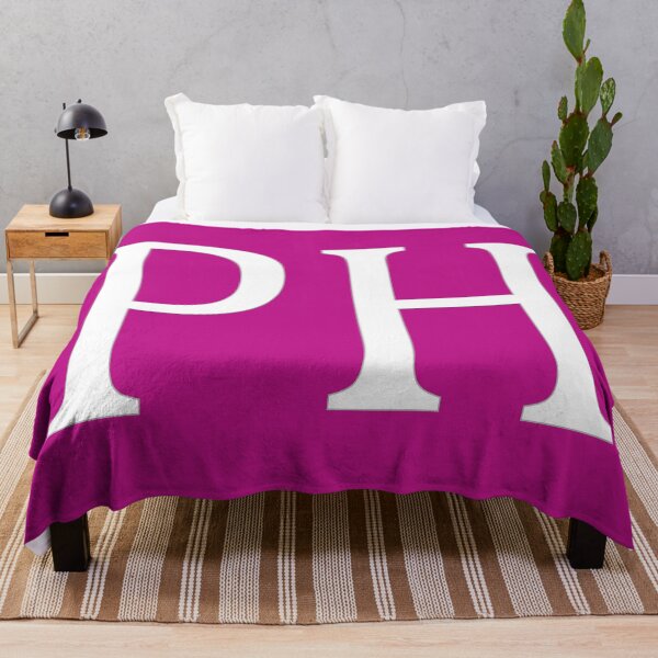 Item preview, PH Initials Monogram Elegant White Letters designed and sold by Jeallan Designs.