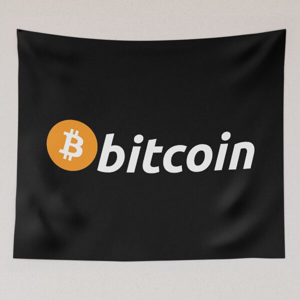 Item preview, Horizontal white bitcoin designed and sold by Bitcoinomnis.