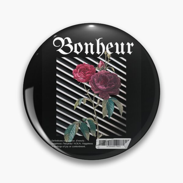 Item preview, Bonheur "Happiness" Black  designed and sold by ShufflexShop.