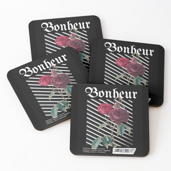 Item preview, Bonheur "Happiness" Black  designed and sold by ShufflexShop.