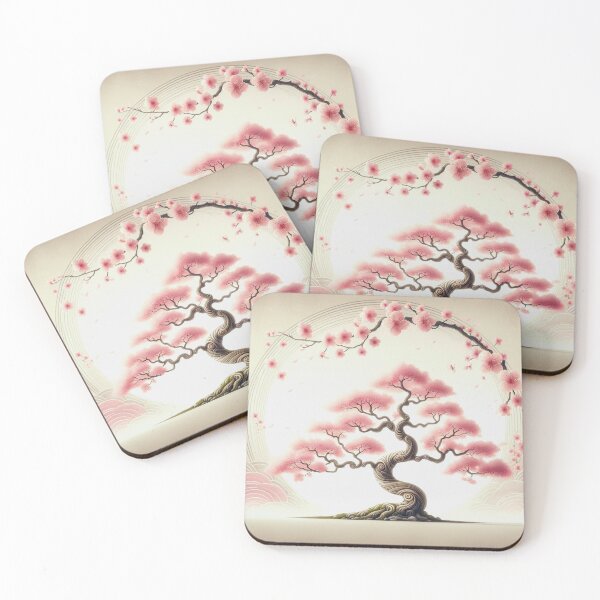 Item preview, Pink Cherry Blossoms and Bonsai Tree designed and sold by HippieFarms11.