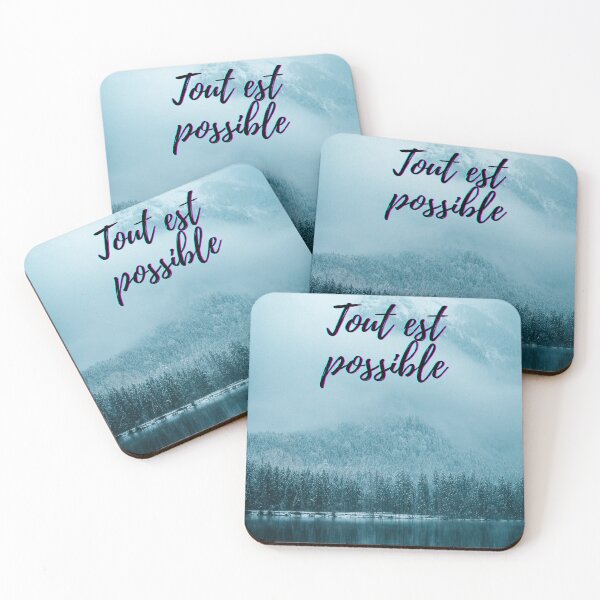 Item preview, Anything is possible - popular french quotes theme gifts  designed and sold by RebelliousRosee.