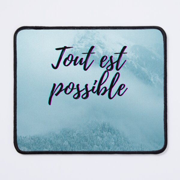 Item preview, Anything is possible - popular french quotes theme gifts designed and sold by RebelliousRosee.