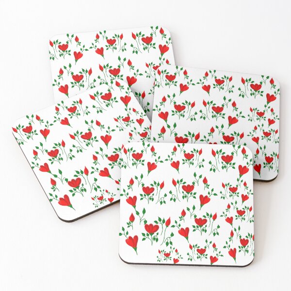 Item preview, Red flower art customized  designed and sold by theparkfact0.