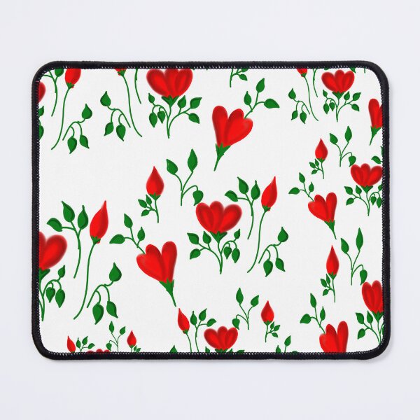 Item preview, Red flower art customized designed and sold by theparkfact0.