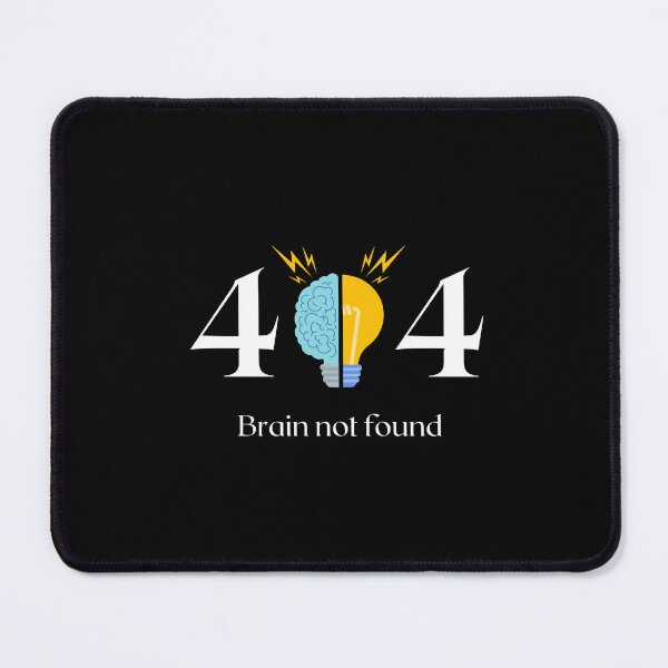 Item preview, Brain Not Found Braintree designed and sold by BlueGoldArt.