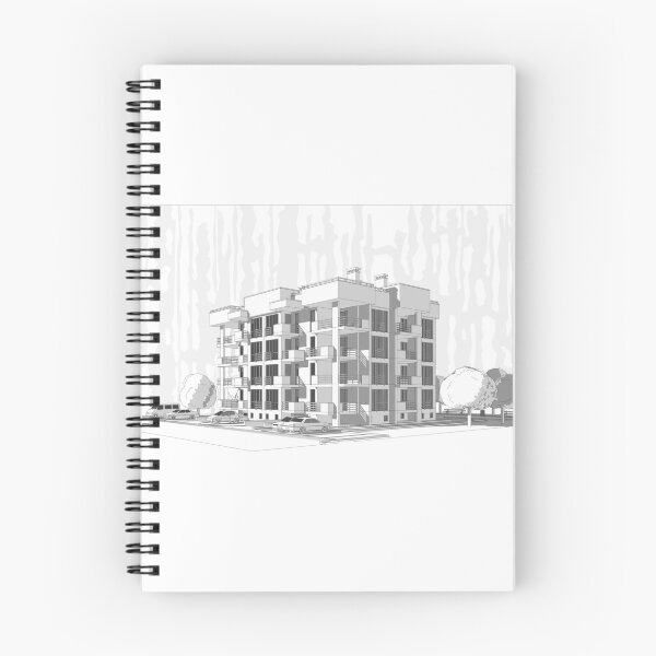 Item preview, Vector architectural project of a multistory building designed and sold by Familyshmot.