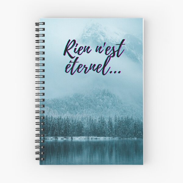 Item preview, Nothing lasts forever - popular french quotes theme gifts  designed and sold by RebelliousRosee.