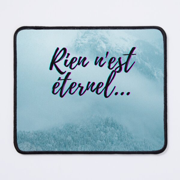 Item preview, Nothing lasts forever - popular french quotes theme gifts  designed and sold by RebelliousRosee.