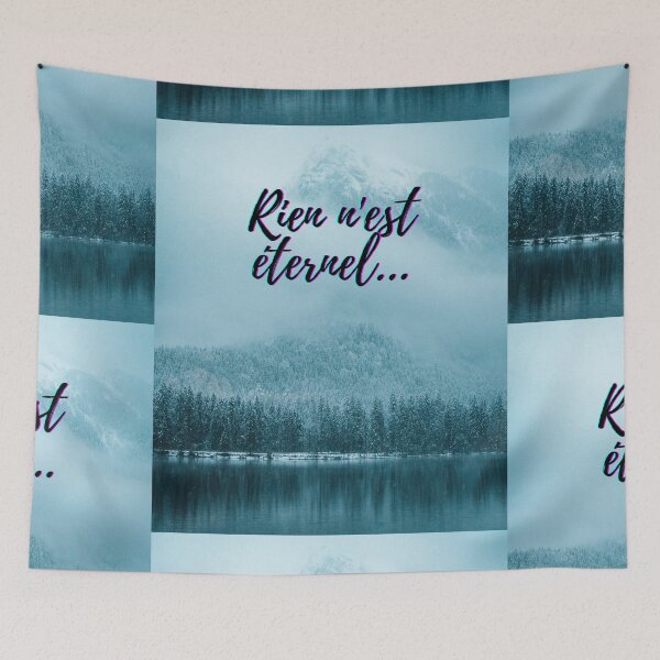 Item preview, Nothing lasts forever - popular french quotes theme gifts  designed and sold by RebelliousRosee.