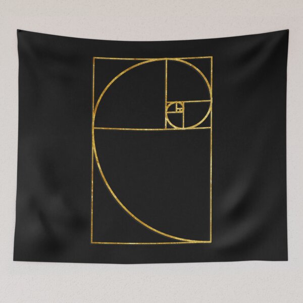 Item preview, Golden Ratio Sacred Fibonacci Spiral  designed and sold by ShakethaRobin.