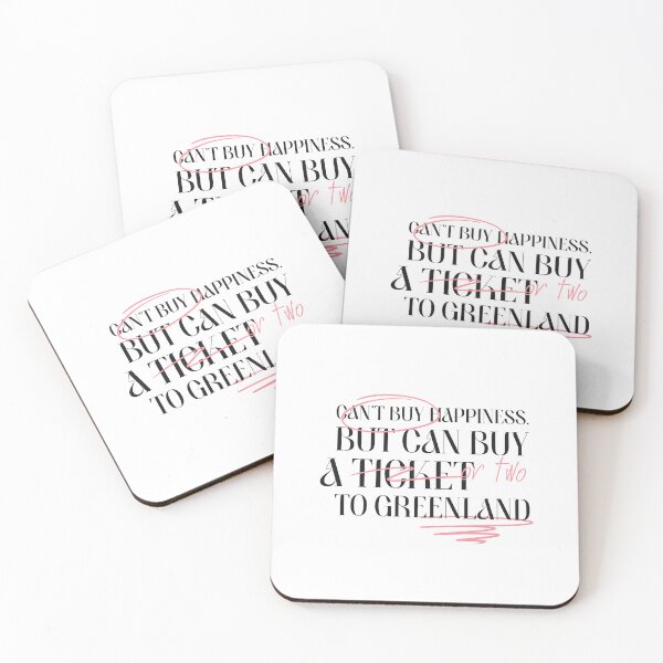 Item preview, Can't Buy Happiness But Can Buy Ticket To Greenland  designed and sold by GraTEEtude.