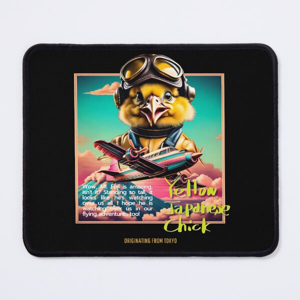 Item preview, FLIGHT AT DUSK, OVER MOUNT FUJI designed and sold by SimplyEmporium.