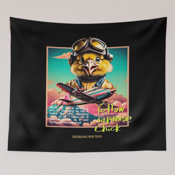 Item preview, FLIGHT AT DUSK, OVER MOUNT FUJI designed and sold by SimplyEmporium.