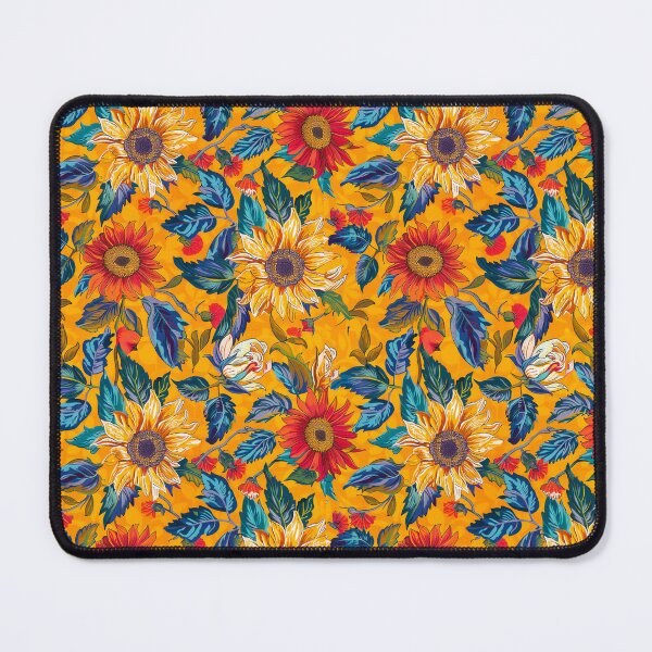 Artikelvorschau, Orangefarbene Sonnenblume, florale Fusion, künstlerische Harmonie. entworfen und verkauft von Chomchol.