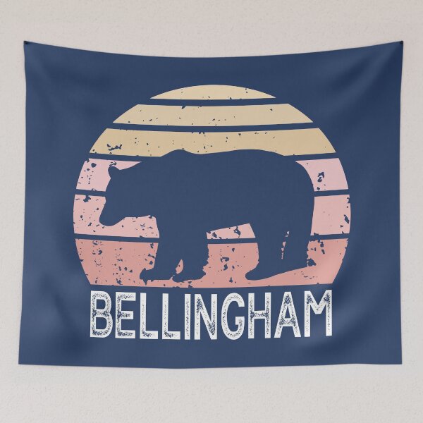 Item preview, Bellingham Washington Retro Bear designed and sold by Esskay Designs.