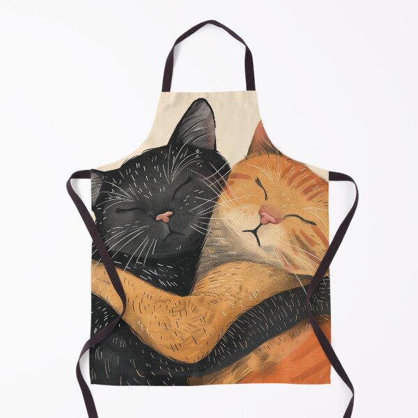 Item preview, hugging cats designed and sold by PricklyPeanut.