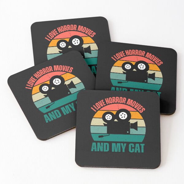 Item preview,   Love horror movies and my cat,movie lover designed and sold by erozzz.
