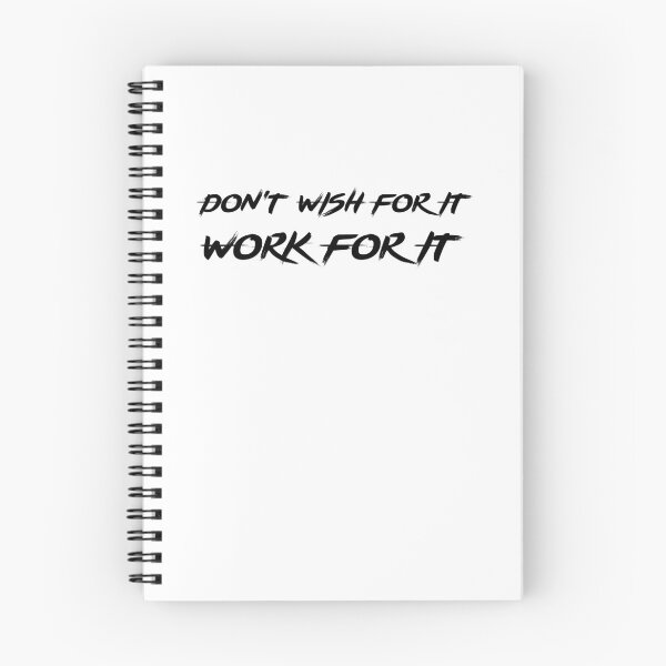 Item preview, Don't Wish For It, Work For It designed and sold by 101univers.