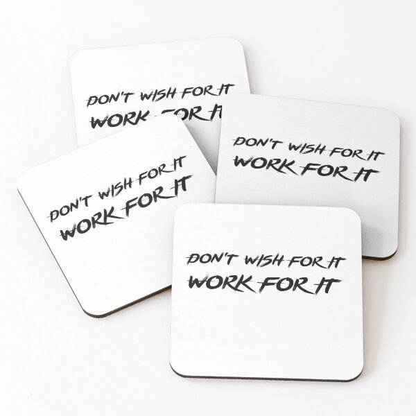 Item preview, Don't Wish For It, Work For It designed and sold by 101univers.