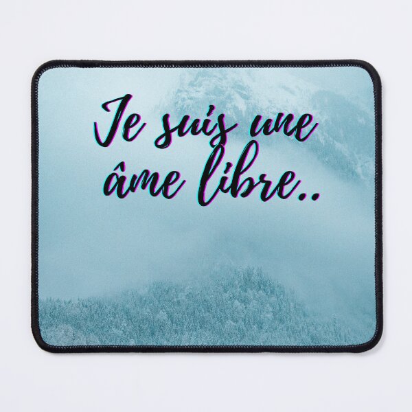 Item preview, I am a free soul - popular french quotes theme gifts  designed and sold by RebelliousRosee.