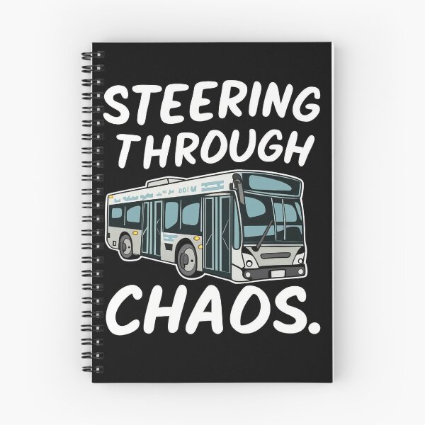 Item preview, Steering Through Chaos City Bus Driver quote designed and sold by Munich84.