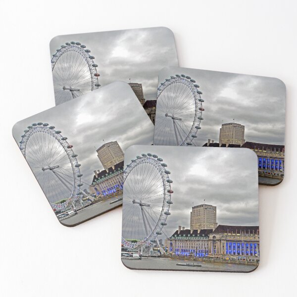 Item preview, London Eye South Bank River Thames UK designed and sold by AndyEvansPhotos.