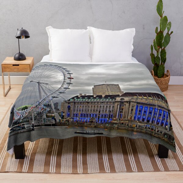 Item preview, London Eye South Bank River Thames UK designed and sold by AndyEvansPhotos.