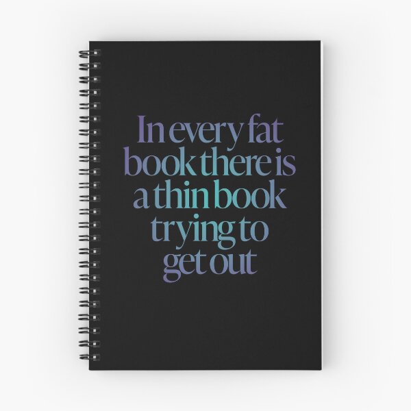Item preview, In every fat book there is a thin book trying to get out. v.1 designed and sold by x1brett.