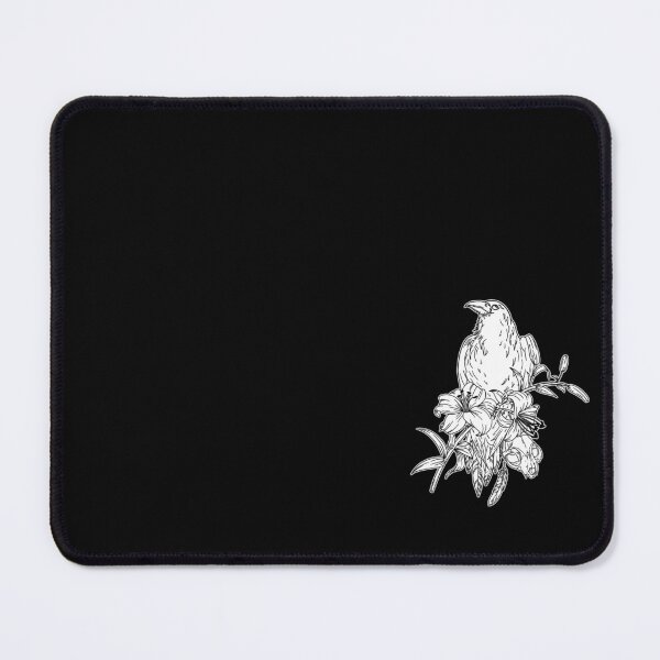 Item preview, Crow with flowers and skull  designed and sold by Deadboy-Draws.