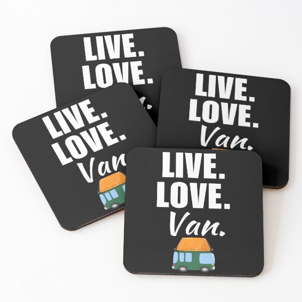 Item preview, Live, love, van. Van life wilderness adventure explorers, digital nomad on the road lifestyle designed and sold by NBSStore.