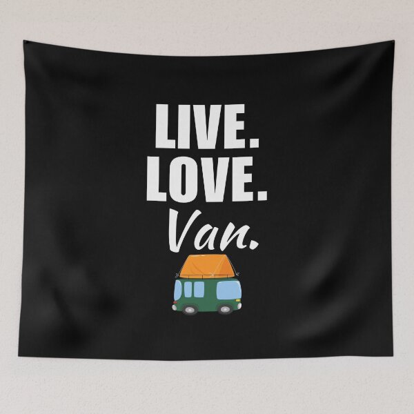 Item preview, Live, love, van. Van life wilderness adventure explorers, digital nomad on the road lifestyle designed and sold by NBSStore.