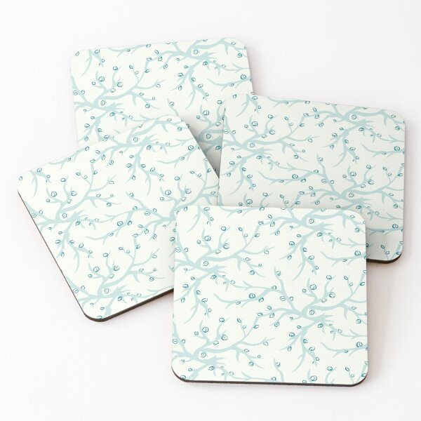 Item preview, Ramas de árboles de primavera con flores azules. designed and sold by Elena Romashko.