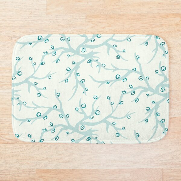 Item preview, Spring tree branches with blue flowers designed and sold by Elena Romashko.