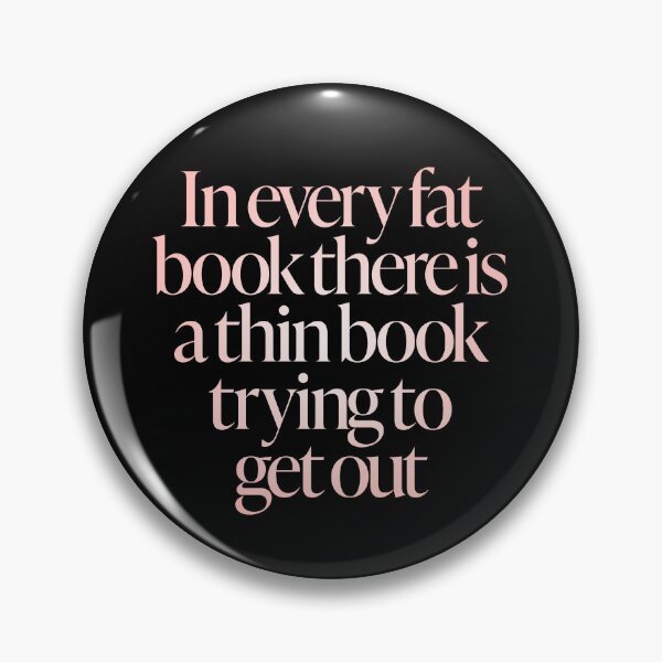 Item preview, In every fat book there is a thin book trying to get out. v.2 designed and sold by x1brett.