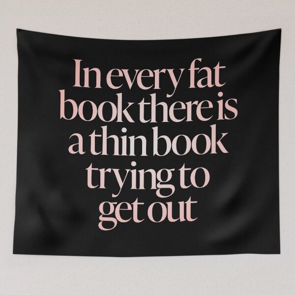 Item preview, In every fat book there is a thin book trying to get out. v.2 designed and sold by x1brett.